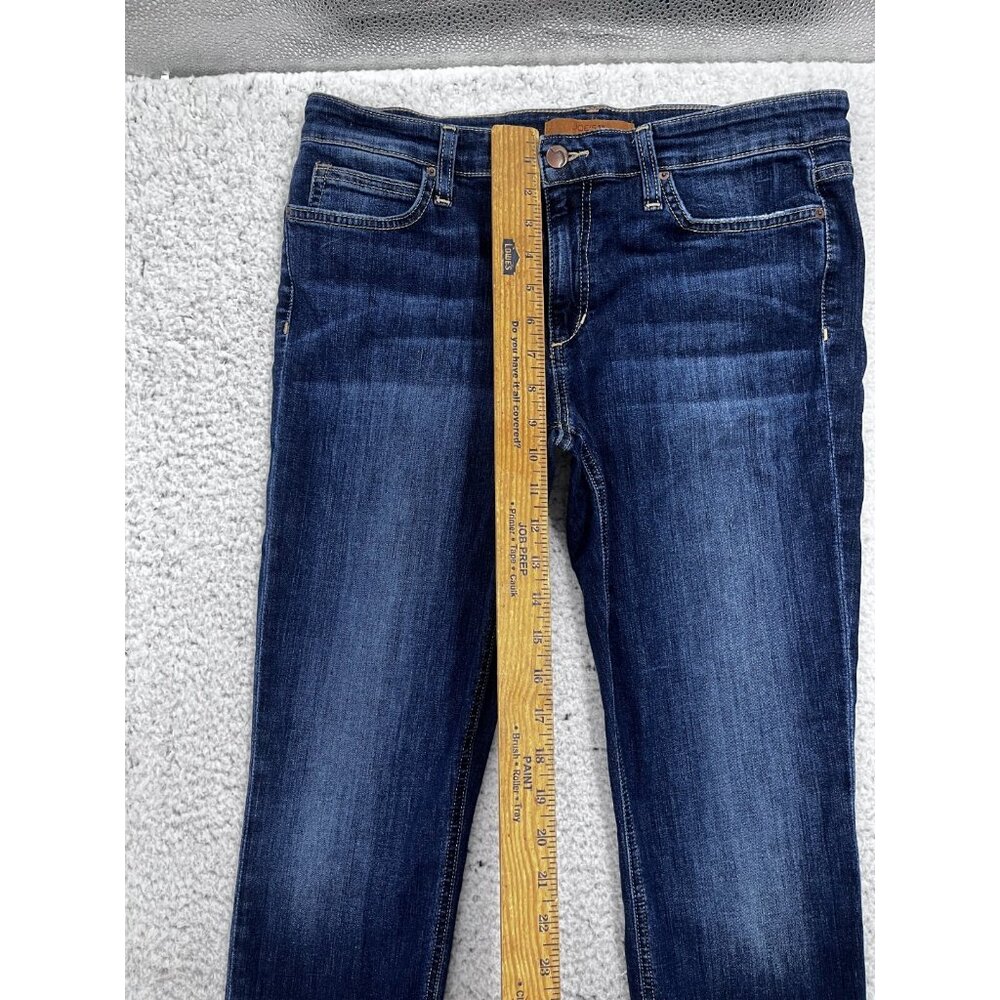 Women's Joe's Jeans Dark Wash Mid Rise Skinny Cotton Blend Denim Size 31 - Picture 3 of 10